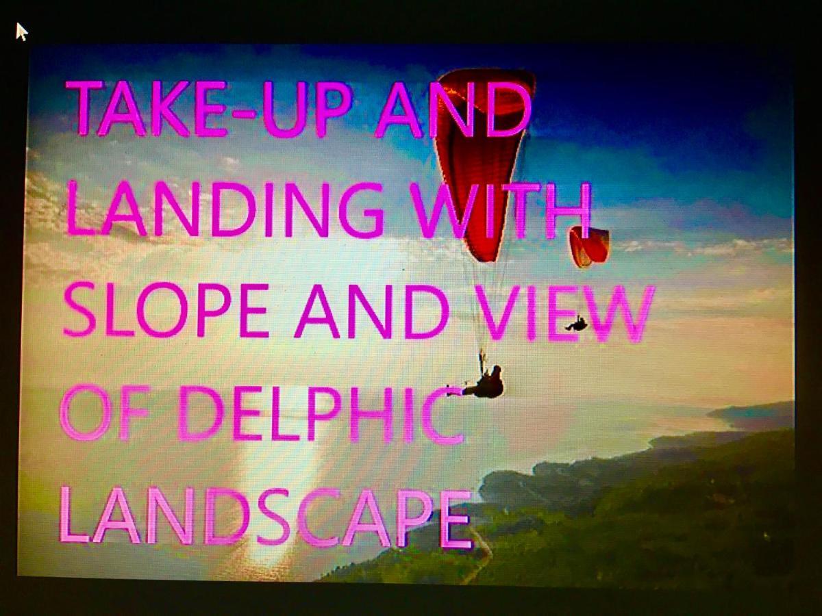 Delphi Celebrity V I P The Navel Of The Earth, Center-Delphi-Penthouse Galaxy&Sky Panoramic View, Harmony&Yoga Apartment Ngoại thất bức ảnh